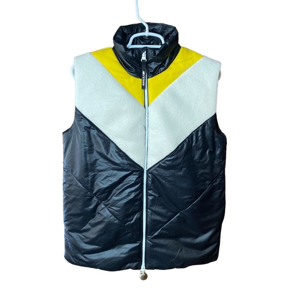 New Balance Jackets & Blazers - New Balance Puffy Staud Vest Fleece Collared Womens Size XS
